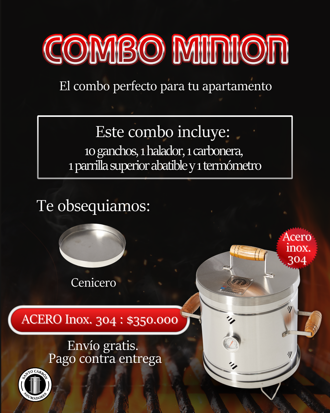 Combo Barril Minions 4LB - Acero Inoxidable 304