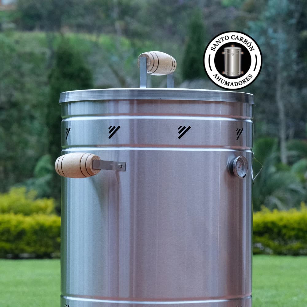 50 lb Barrel Smoker · 430 Steel