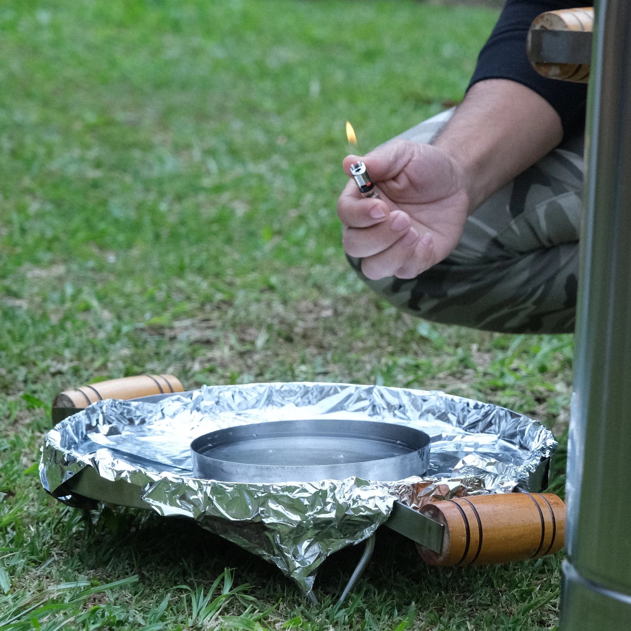 Small Chimney Starter with Ash Pan
