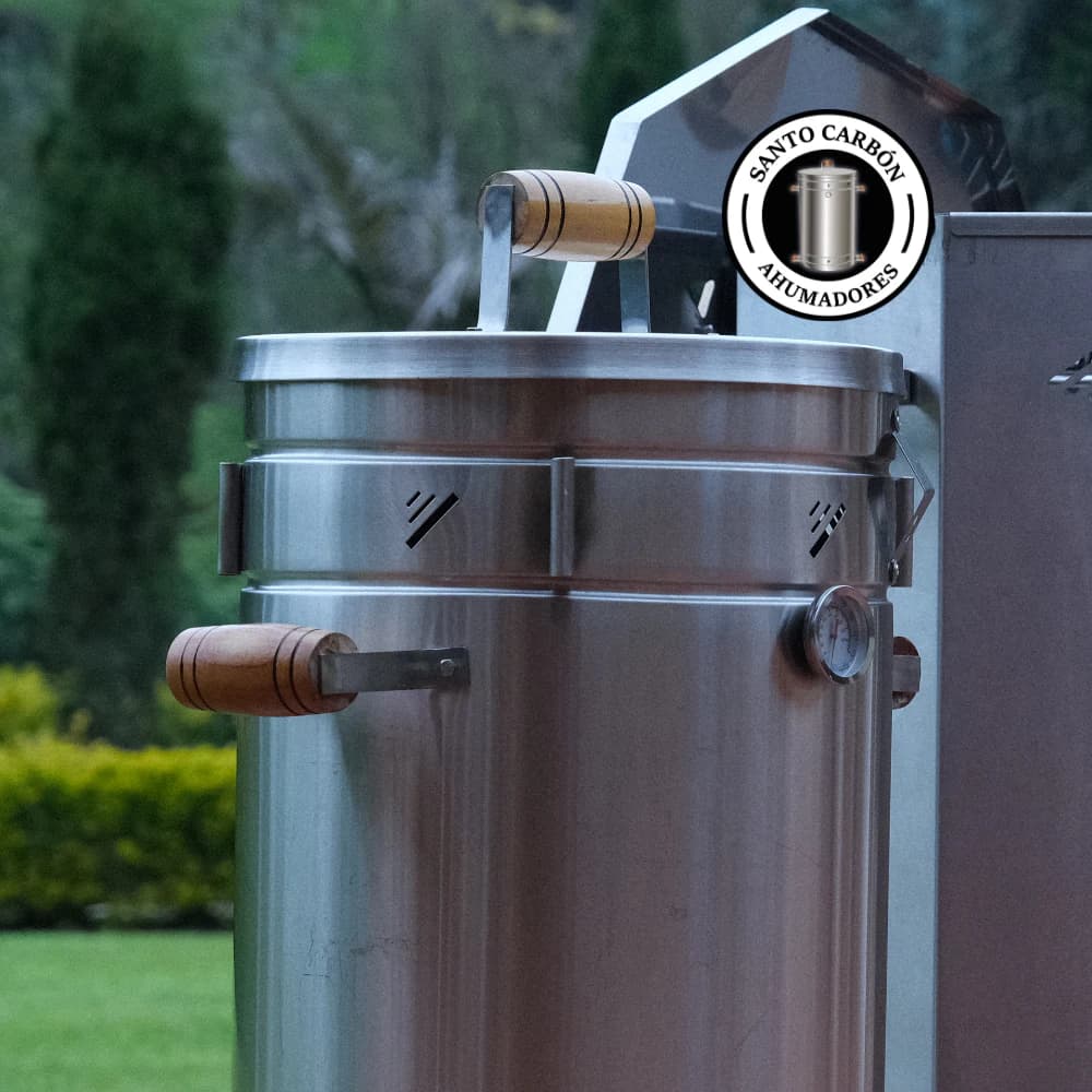 15 lb Barrel Smoker · 304 Stainless Steel