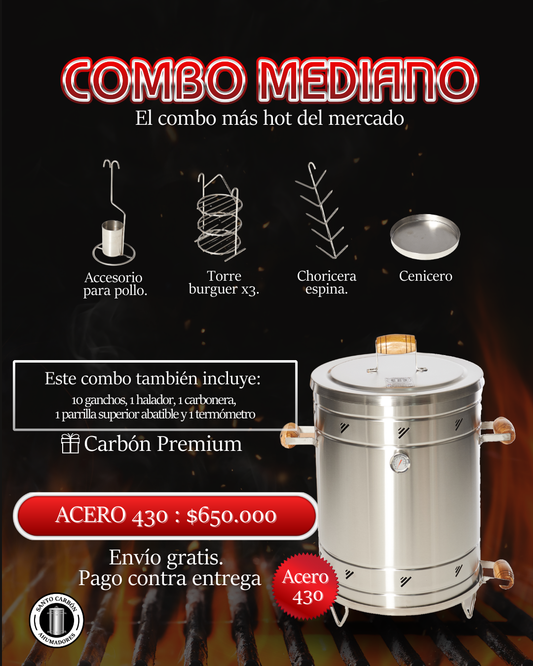 Combo Barril Mediano - Acero 430